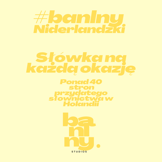 #banlny Niderlandzki: Słówka na każdą okazję E-BOOK