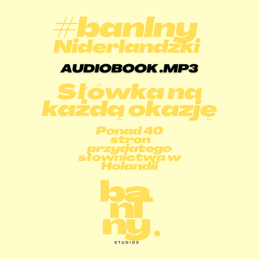 #banlny Niderlandzki: Słówka na każdą okazję AUDIOBOOK