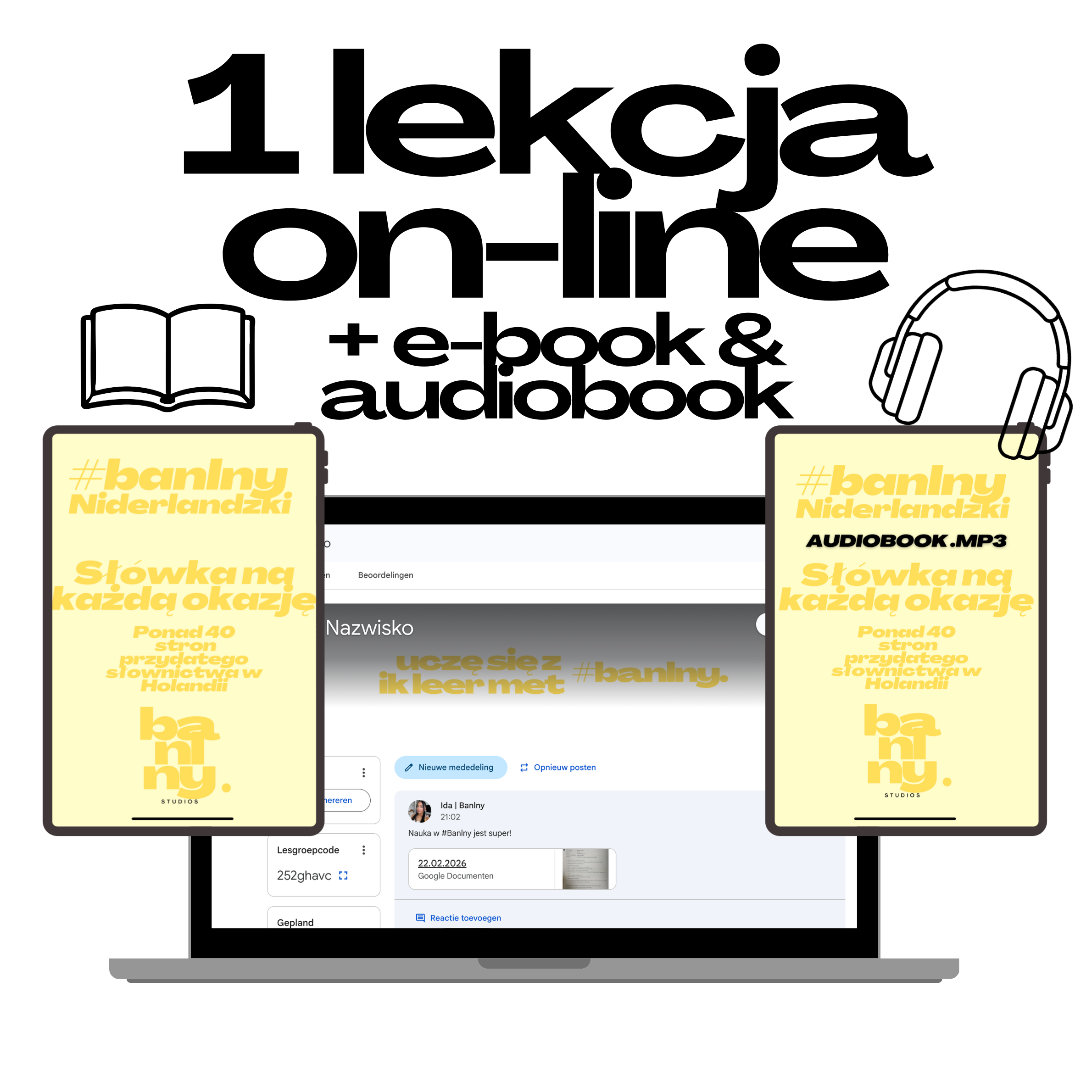 1 Lekcja Online Banlny + EBOOK + AUDIOBOOK